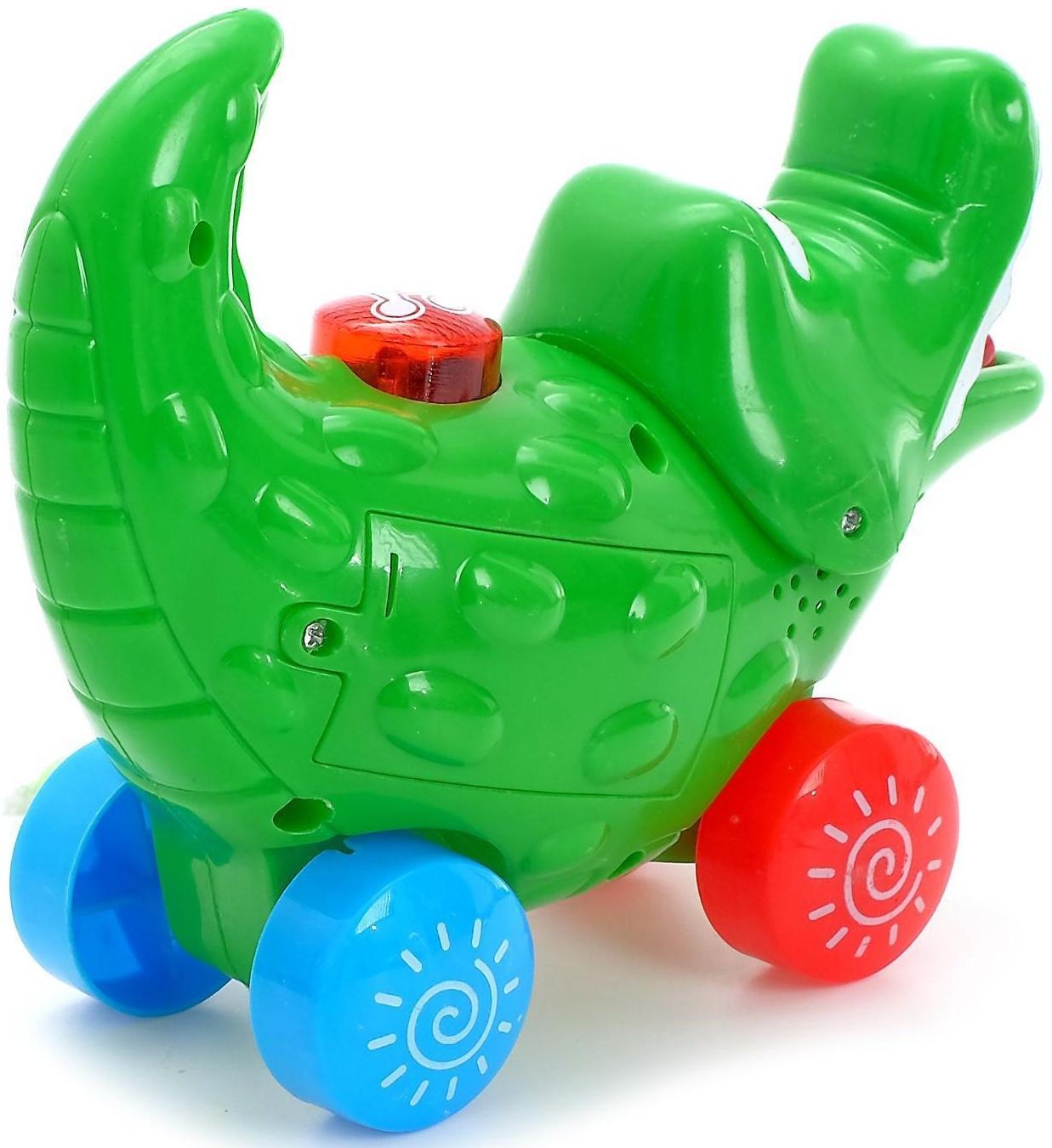 Каталка на верёвке «Крока», звуковые эффекты