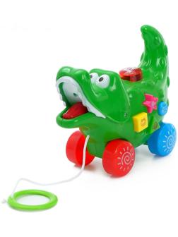 Каталка на верёвке «Крока», звуковые эффекты