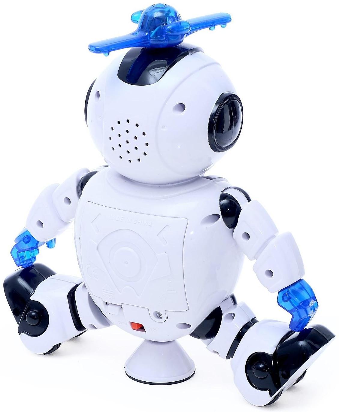 Робот «Танцор», ездит, произвольное движение, световые и звуковые эффекты, работает от батареек