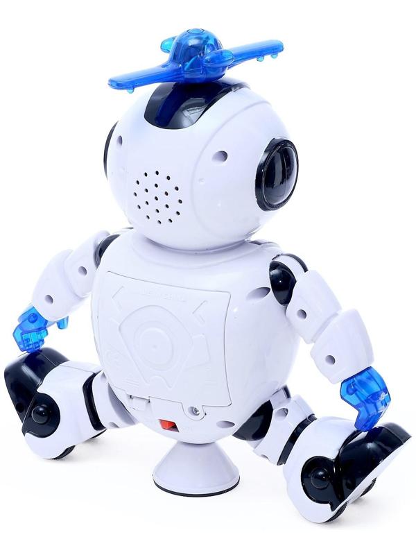 Робот «Танцор», ездит, произвольное движение, световые и звуковые эффекты, работает от батареек