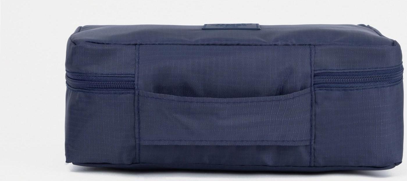 Косметичка на молнии, цвет синий