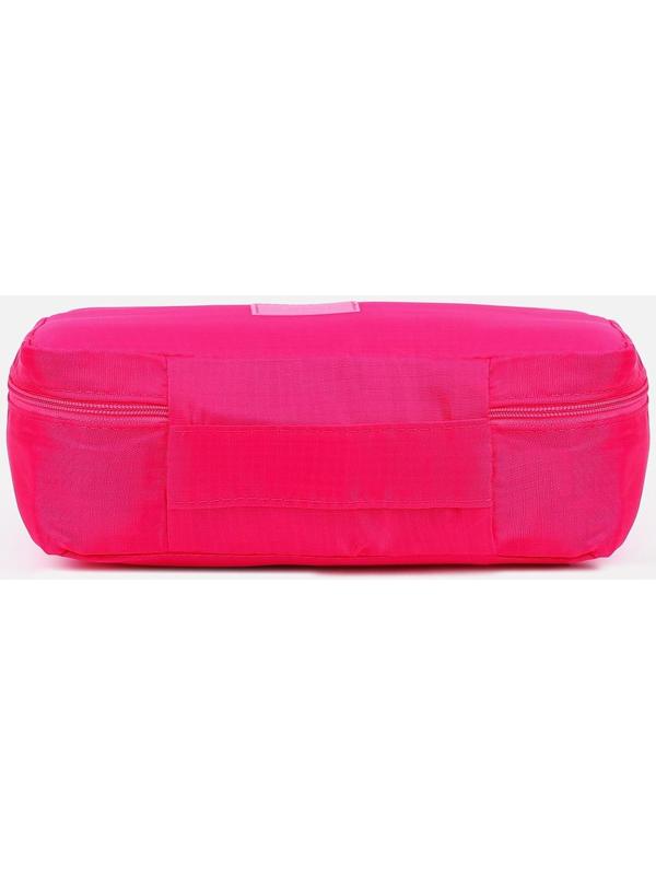 Косметичка на молнии, цвет малиновый