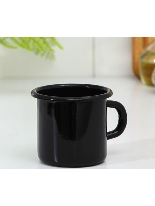 Кружка, 380 мл, цвет чёрный