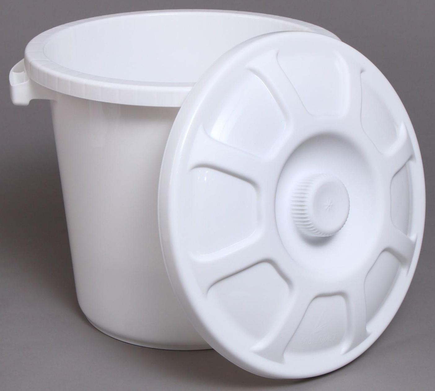 Бак пищевой, 20 л, с крышкой, цвет МИКС