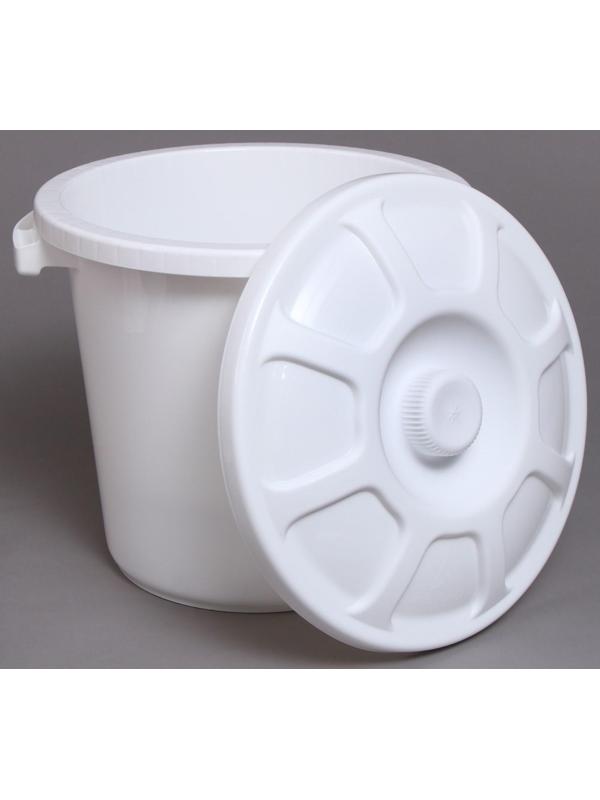 Бак пищевой, 20 л, с крышкой, цвет МИКС