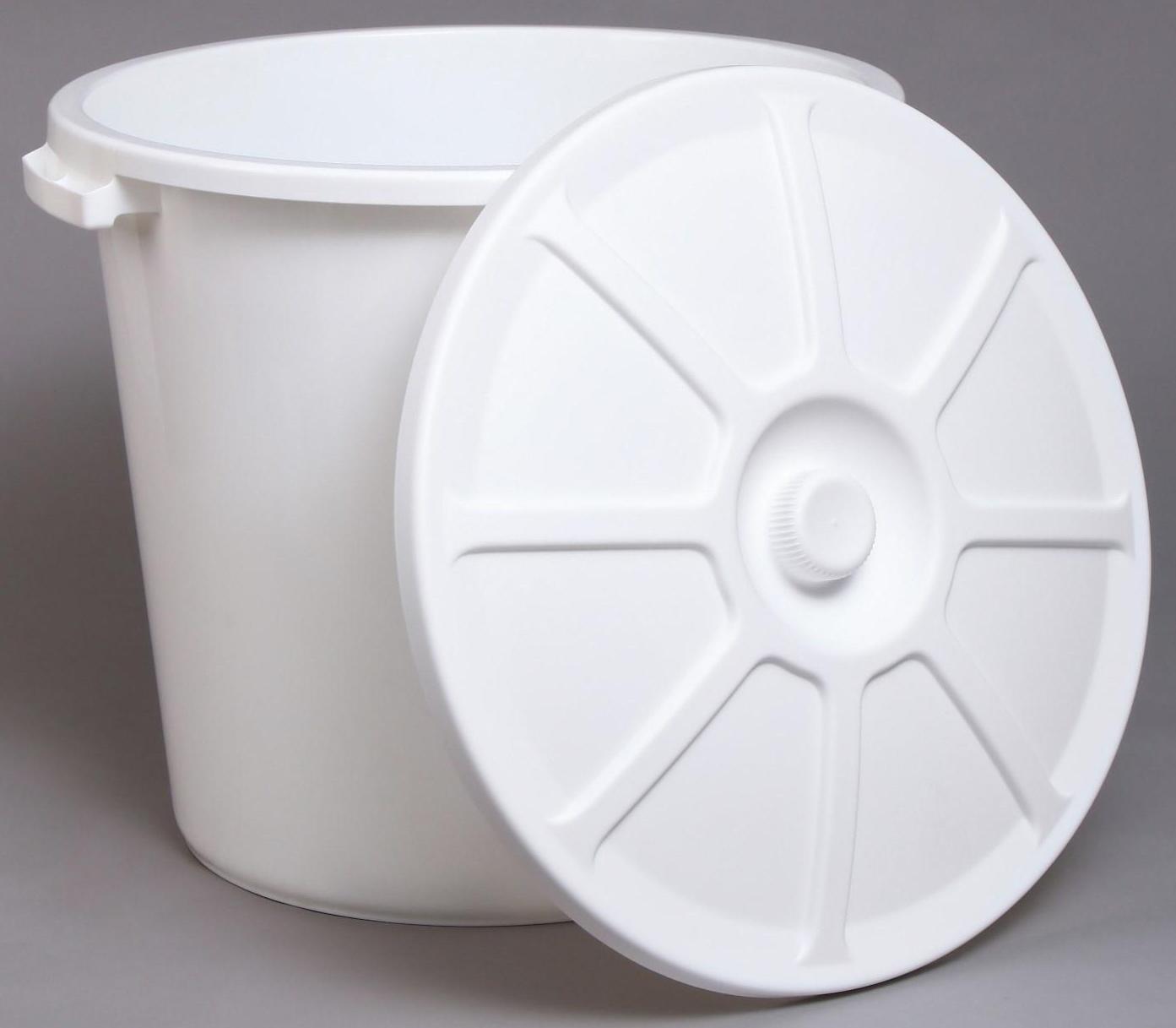 Бак пищевой, 80 л, с крышкой, цвет МИКС