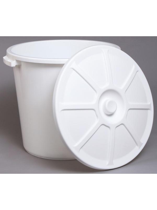 Бак пищевой, 80 л, с крышкой, цвет МИКС