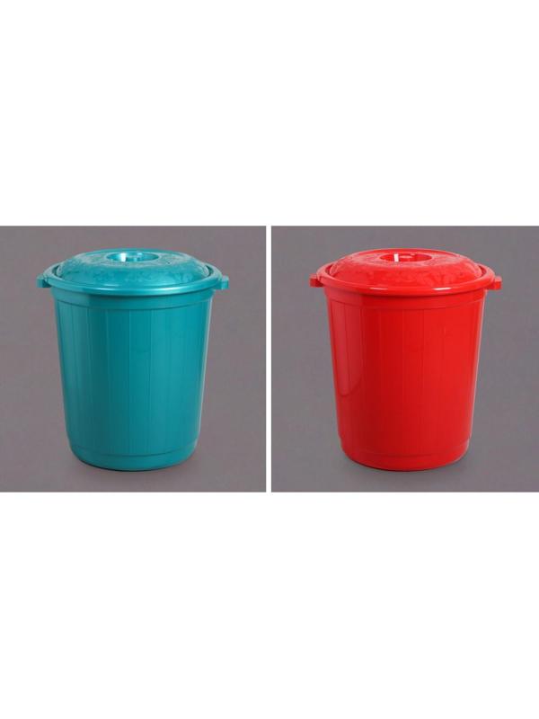 Бак пищевой, 80 л, с крышкой, цвет МИКС