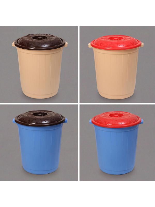 Бак пищевой, 80 л, с крышкой, цвет МИКС