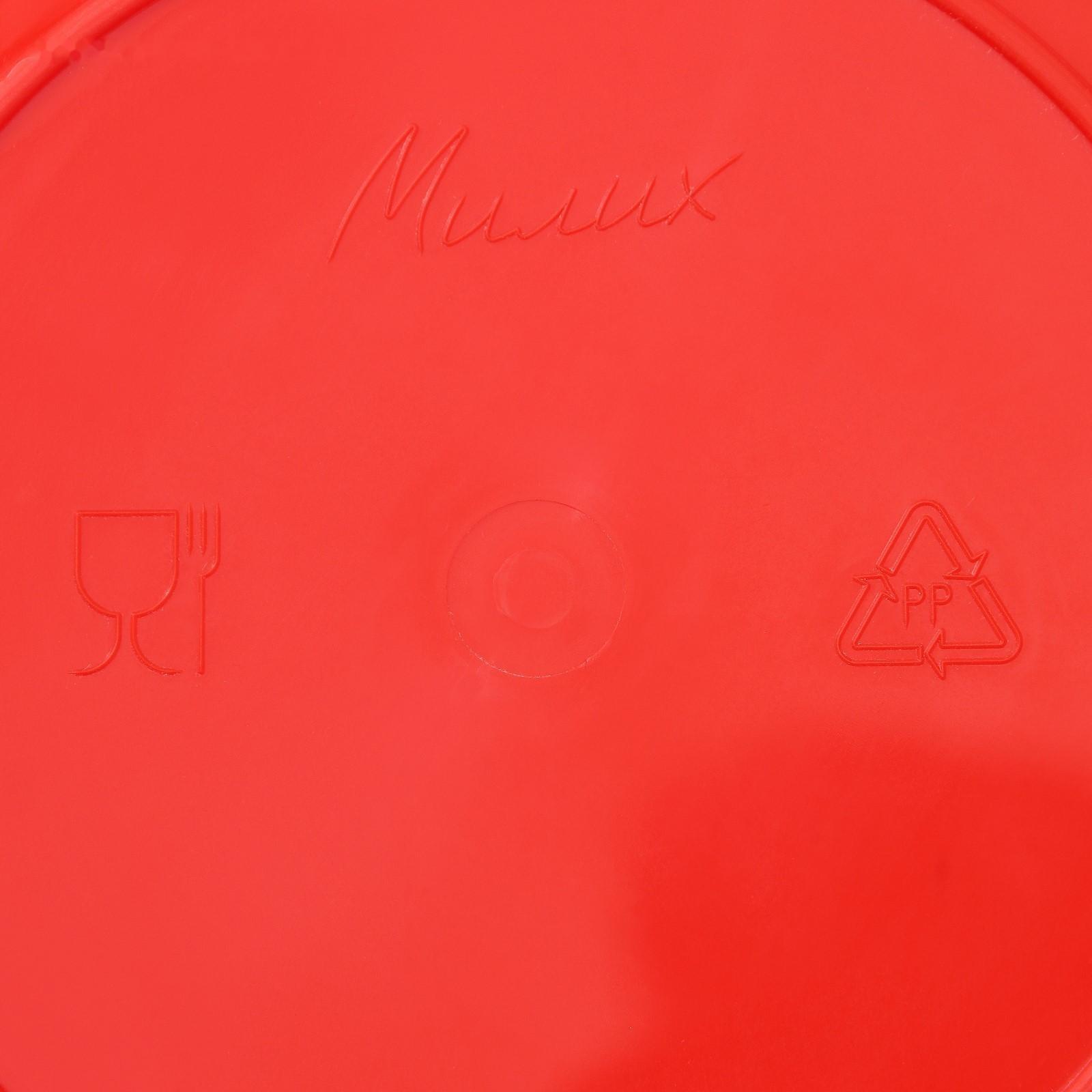 Сыродельница, d=24 см, цвет красный