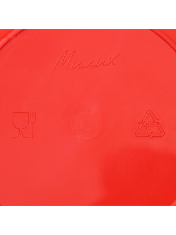 Сыродельница, d=24 см, цвет красный