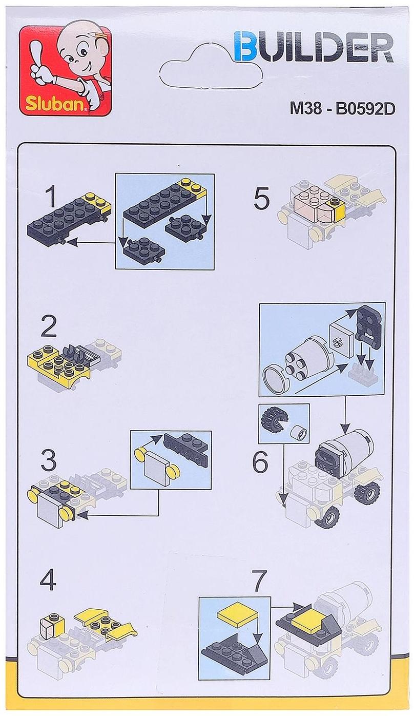 Конструктор «Строительная техника», 4 вида, МИКС