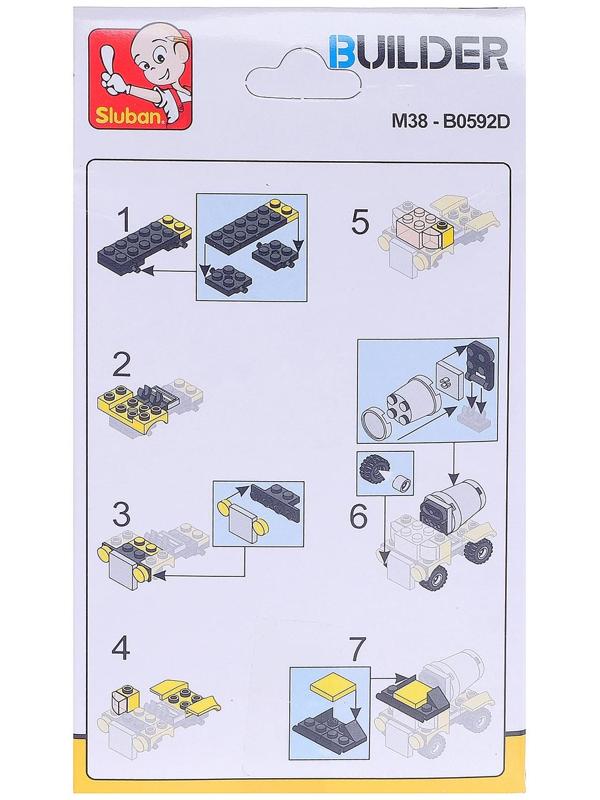 Конструктор «Строительная техника», 4 вида, МИКС