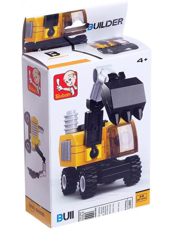 Конструктор «Строительная техника», 4 вида, МИКС