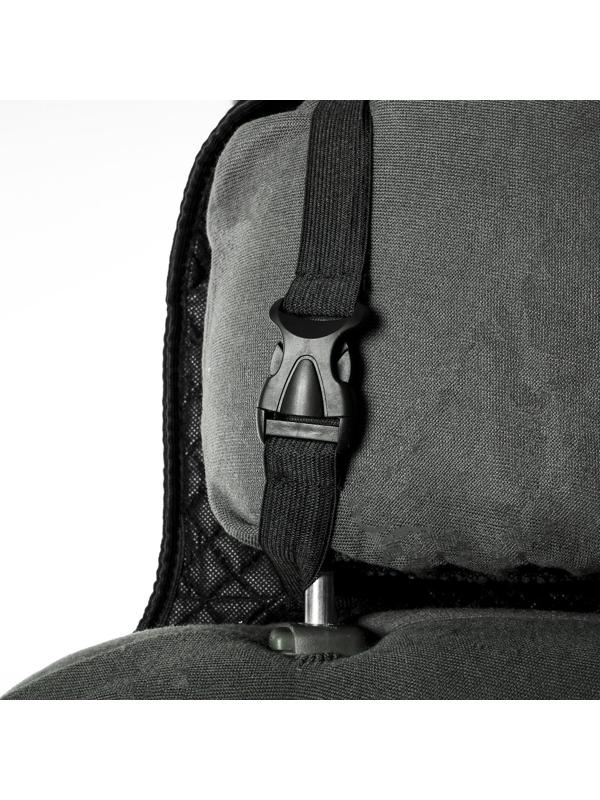 Накидка на сиденье, натуральная шерсть, серая