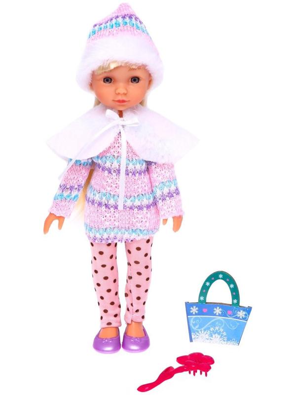 Кукла классическая «Изабелла» в шубке с аксессуарами, МИКС