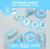 Набор бумажной посуды «С днём рождения. 1 годик», 6 тарелок, 6 стаканов, 6 колпаков, 1 гирлянда