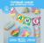 Набор бумажной посуды «С днём рождения», пони: 6 тарелок, 6 стаканов, 6 колпаков, 1 гирлянда