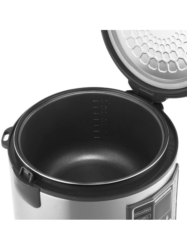 Мультиварка Redmond RMC-M252, 5 л, 860 Вт, серебристый