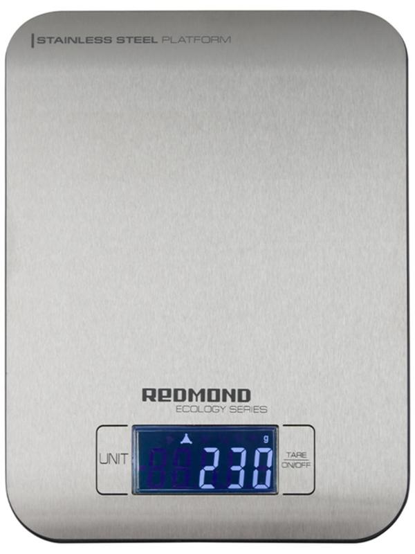 Весы кухонные Redmond RS M723, электронные, до 5 кг, серебристые