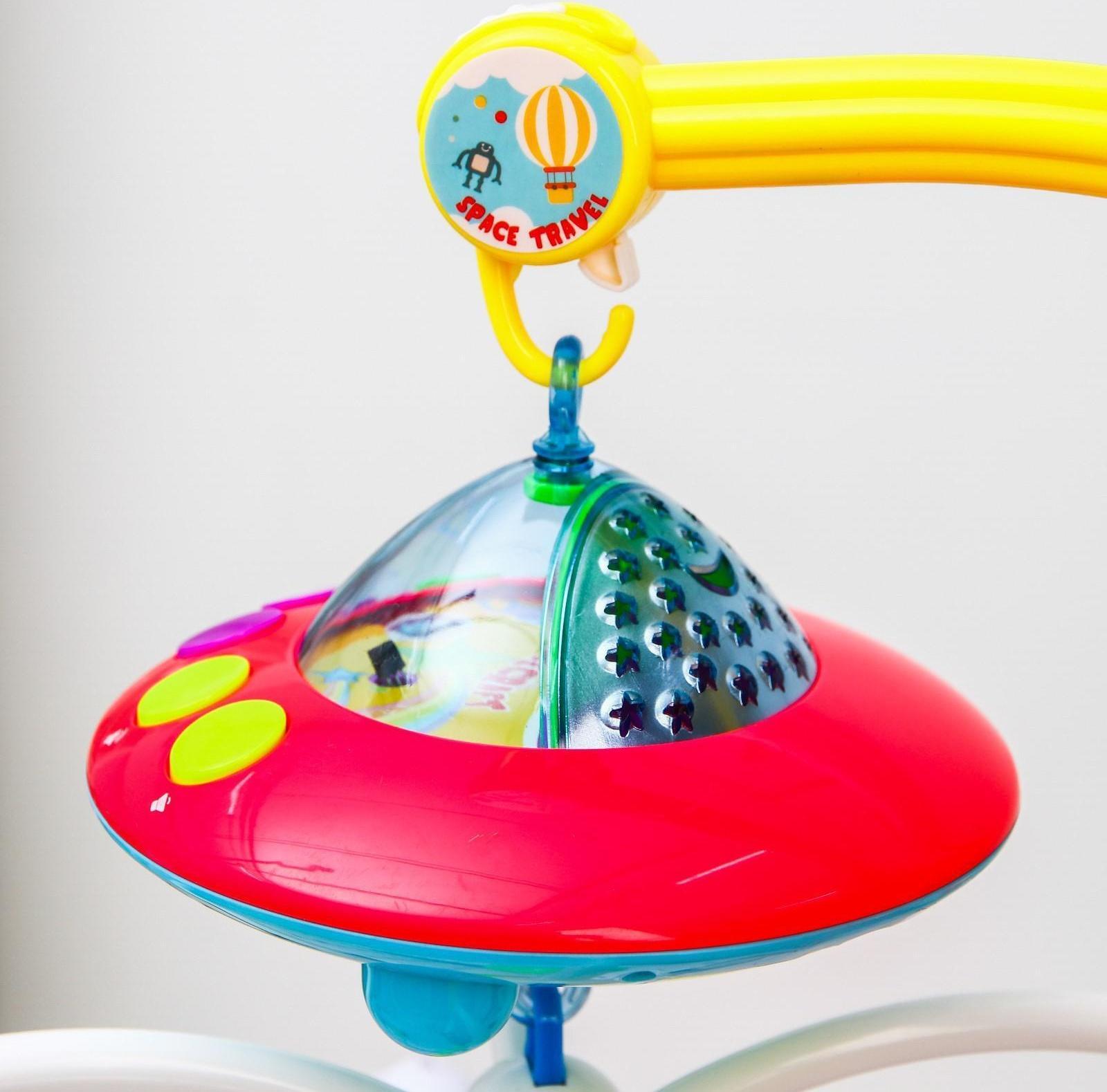 Мобиль музыкальный «Небо» с ночником, пульт управления