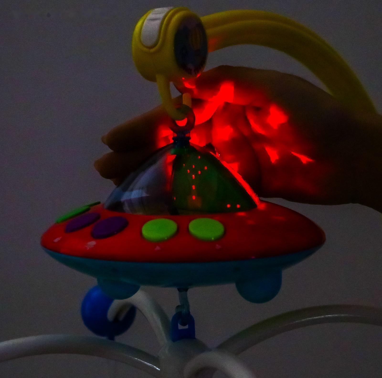 Мобиль музыкальный «Небо» с ночником, пульт управления