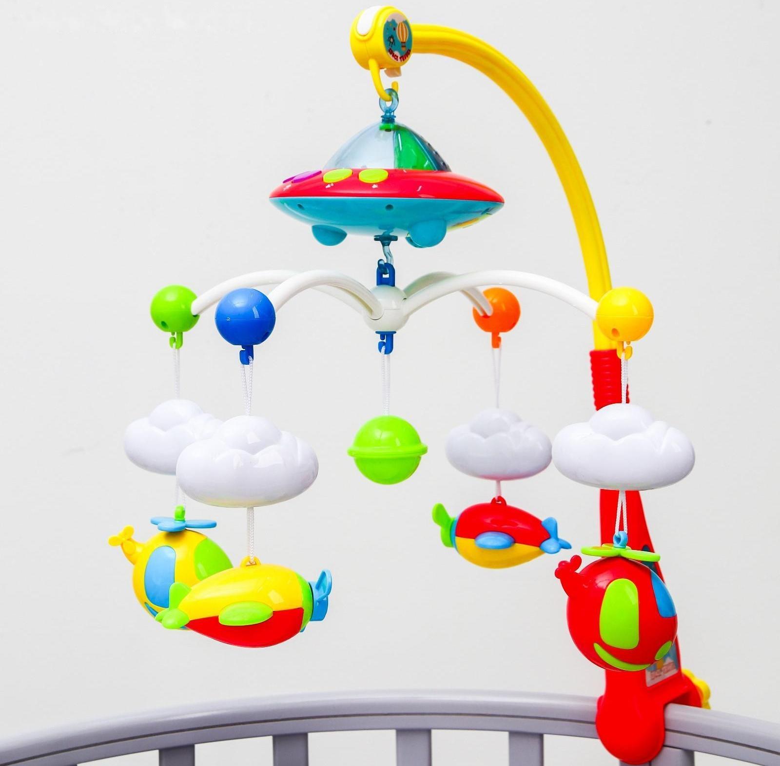 Мобиль музыкальный «Небо» с ночником, пульт управления