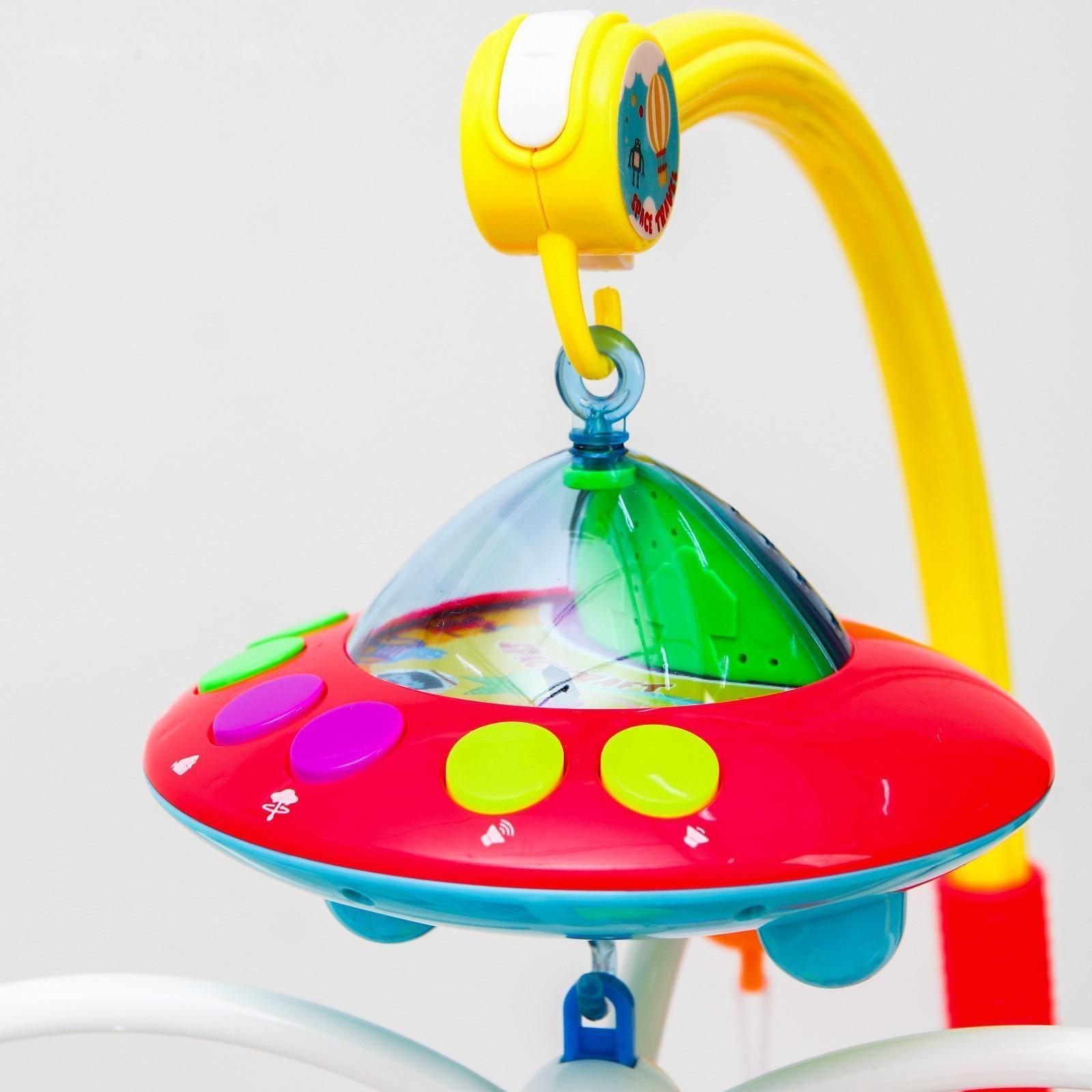 Мобиль музыкальный «Небо» с ночником, пульт управления