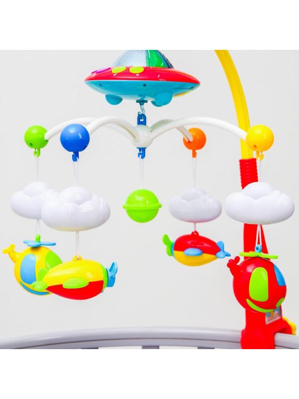 Мобиль музыкальный «Небо» с ночником, пульт управления