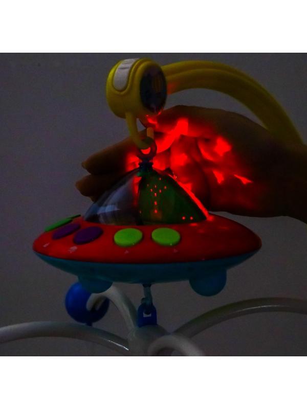 Мобиль музыкальный «Небо» с ночником, пульт управления