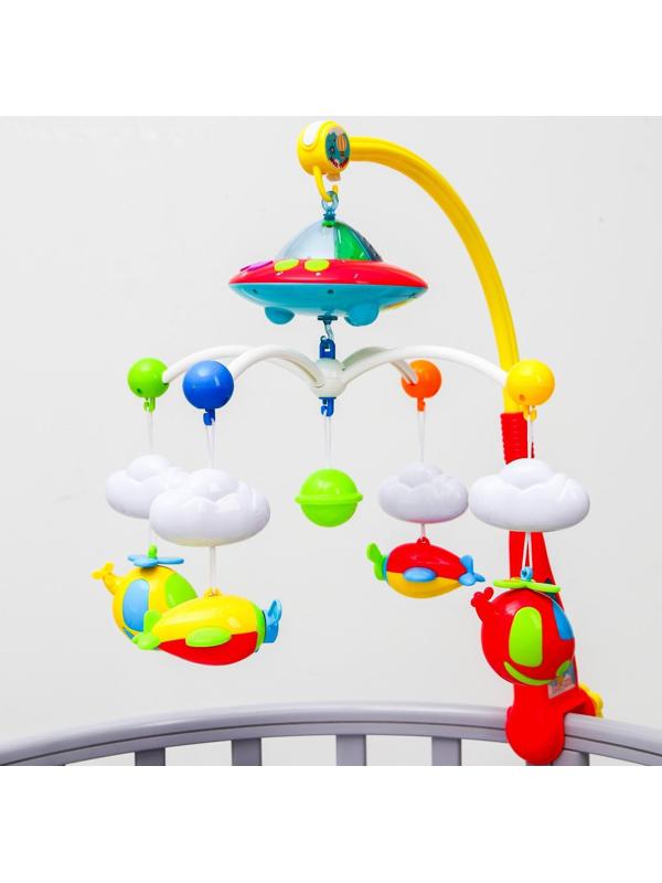 Мобиль музыкальный «Небо» с ночником, пульт управления