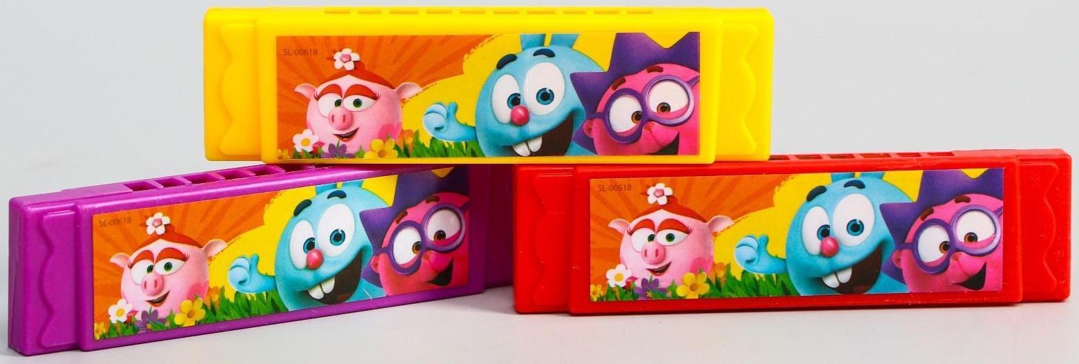 Гармошка губная, МИКС, СМЕШАРИКИ