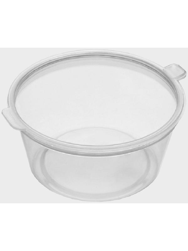 Соусник одноразовый, 50 мл, с неразъёмной крышкой, цвет прозрачный