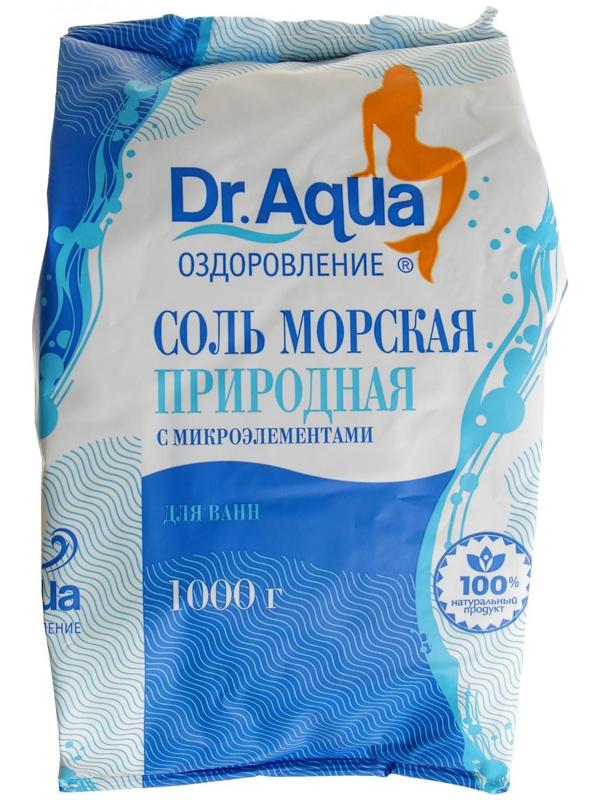 Соль морская Dr.Aqua природная, 1 кг