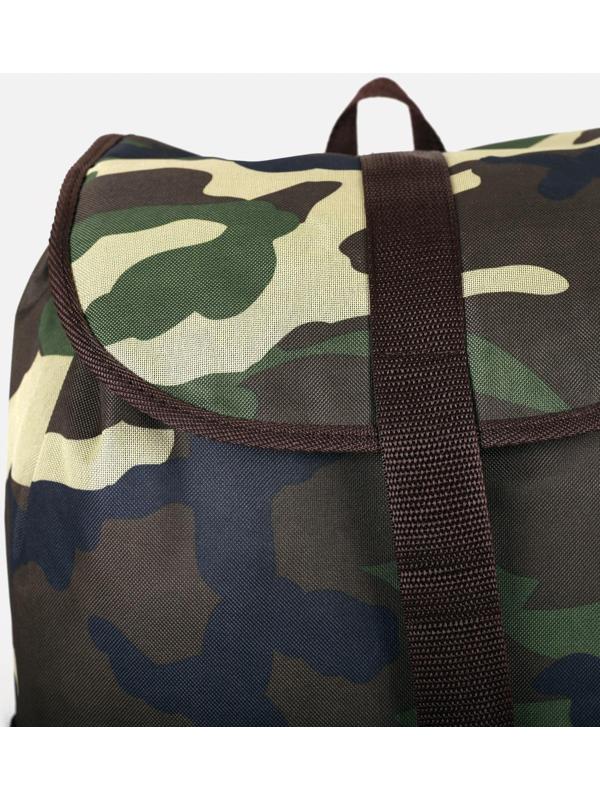 Рюкзак туристический, 55 л, отдел на шнурке, 3 наружных кармана, цвет хаки