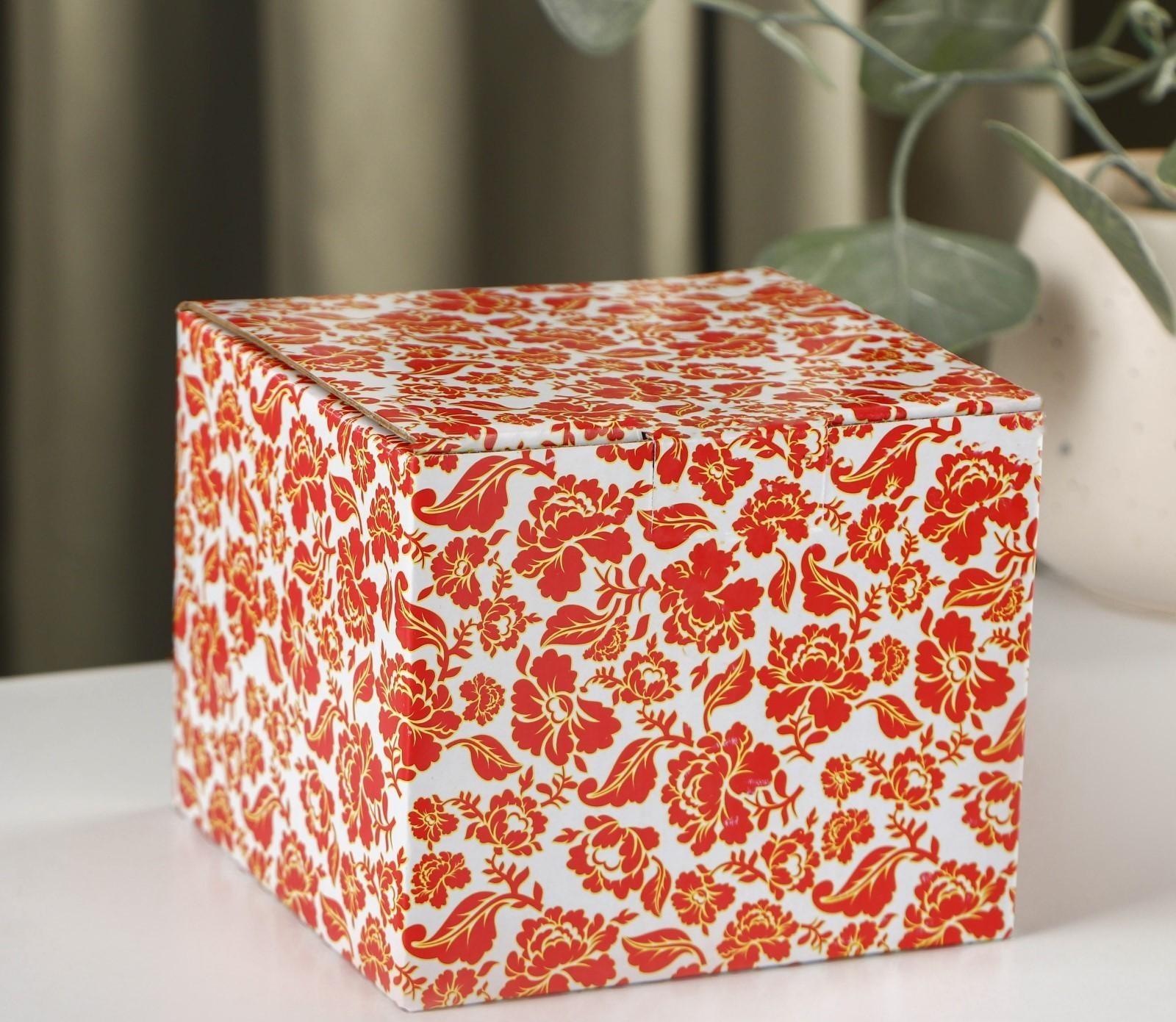 Сахарница фарфоровая с ложкой Доляна «Зелёный сад», 320 мл