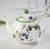 Чайник фарфоровый заварочный Доляна «Зелёный сад», 1 л, 21×13,5×14 см