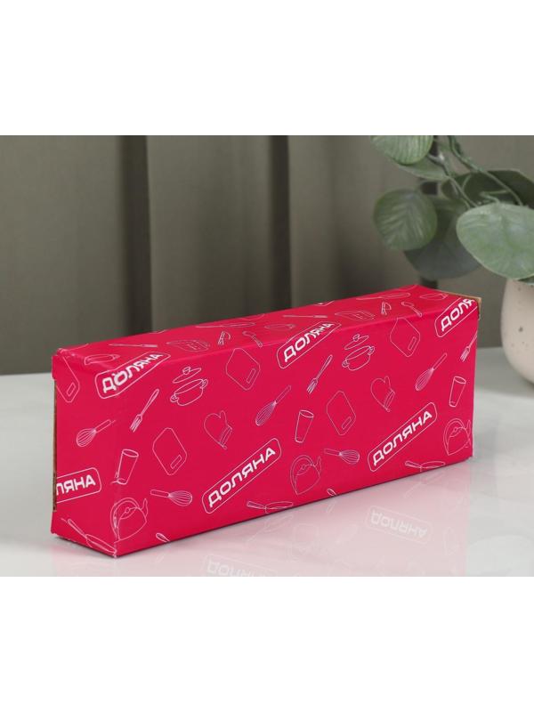 Подставка керамическая под ложку Доляна «Зелёный сад», 21,5×7,5 см