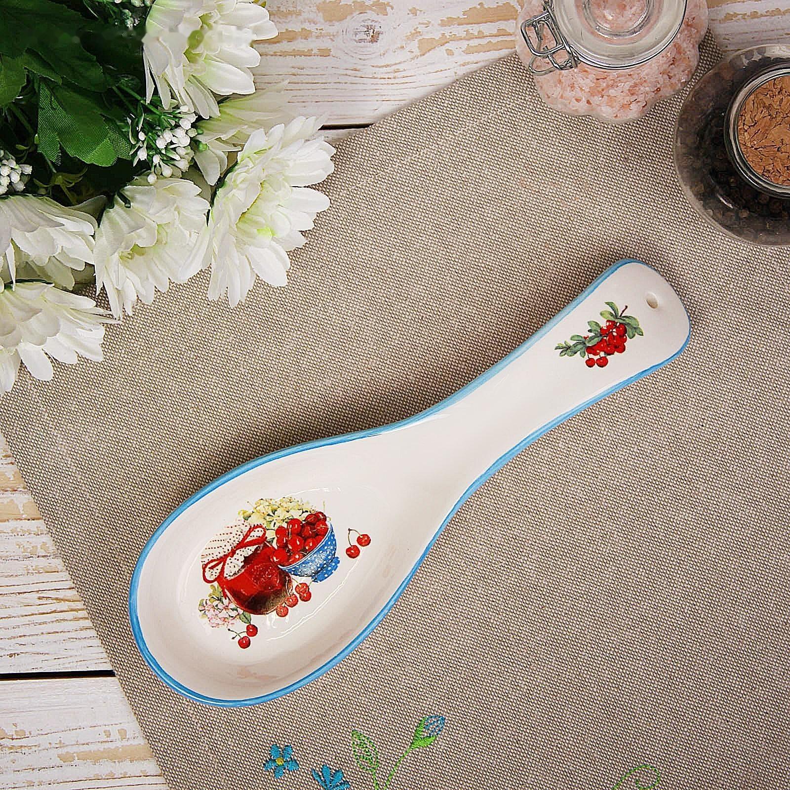 Подставка под ложку Доляна «Вишнёвое варенье», 21,5×7,5 см