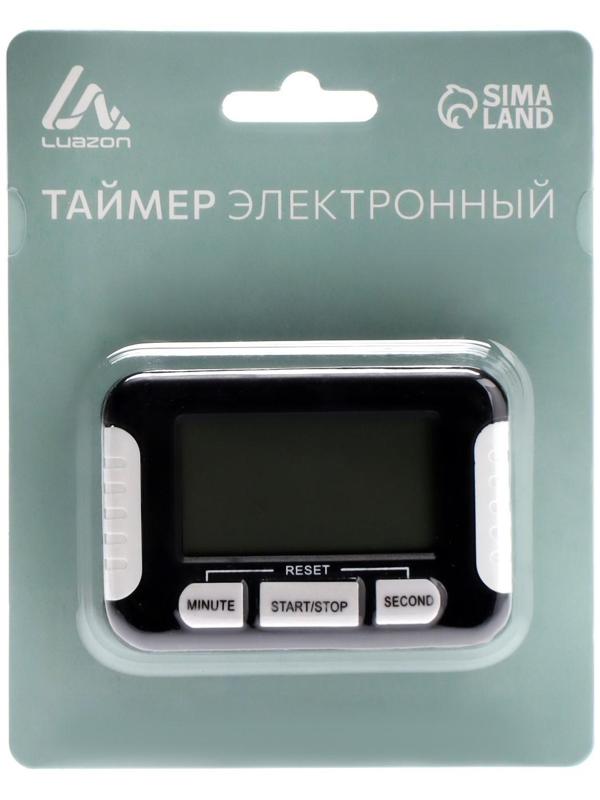 Таймер Luazon LC107, электронный, черный