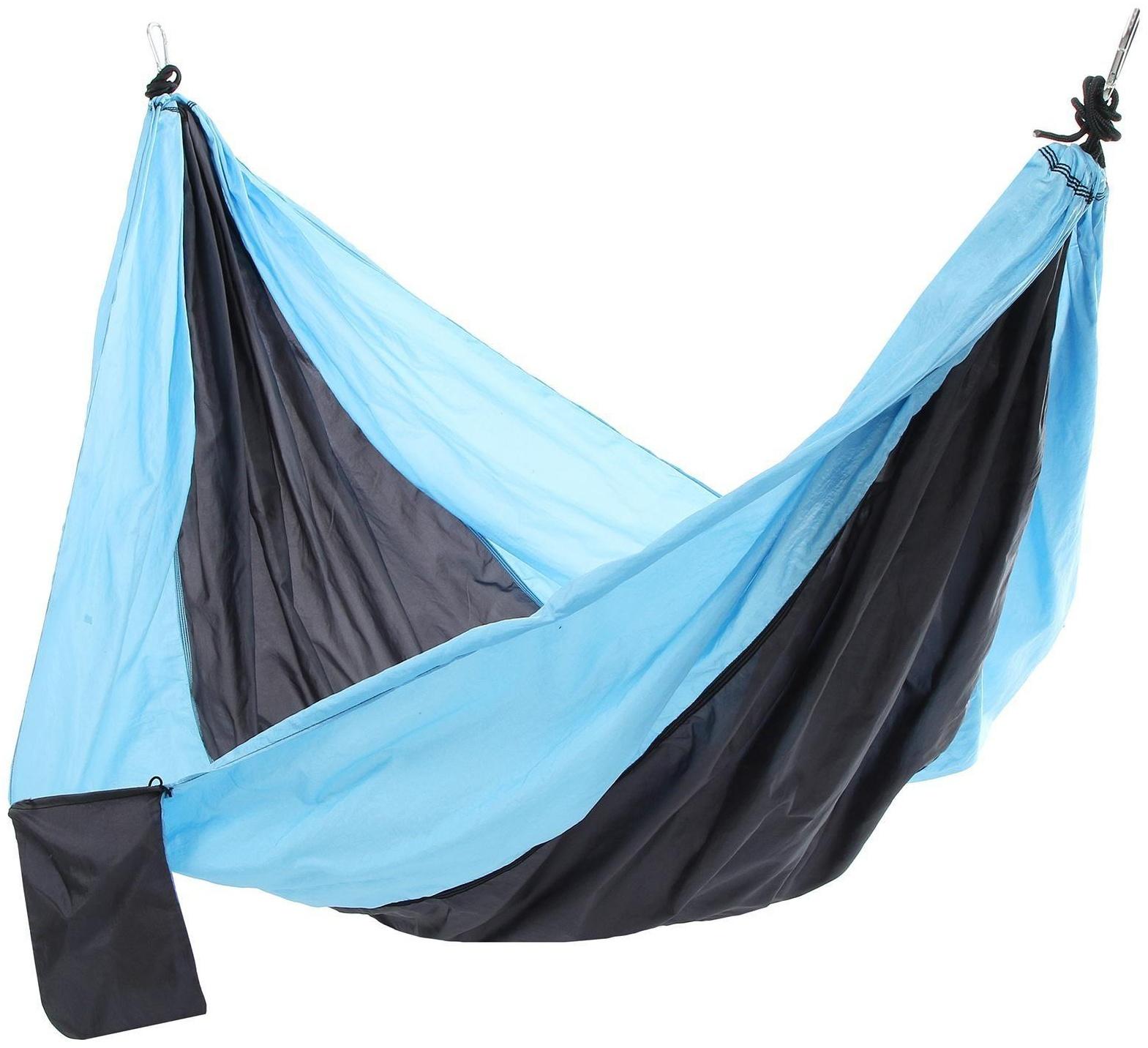 Гамак 260 х 140 см, нейлон, цвета микс