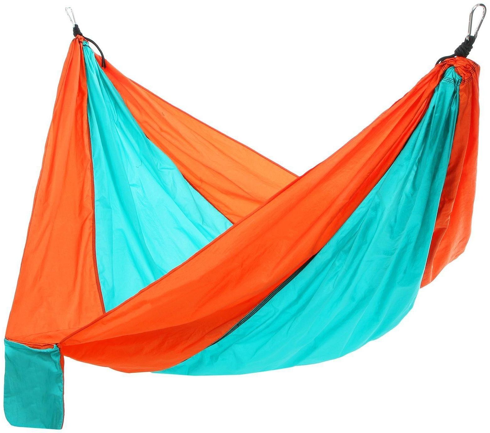 Гамак 260 х 140 см, нейлон, цвета микс