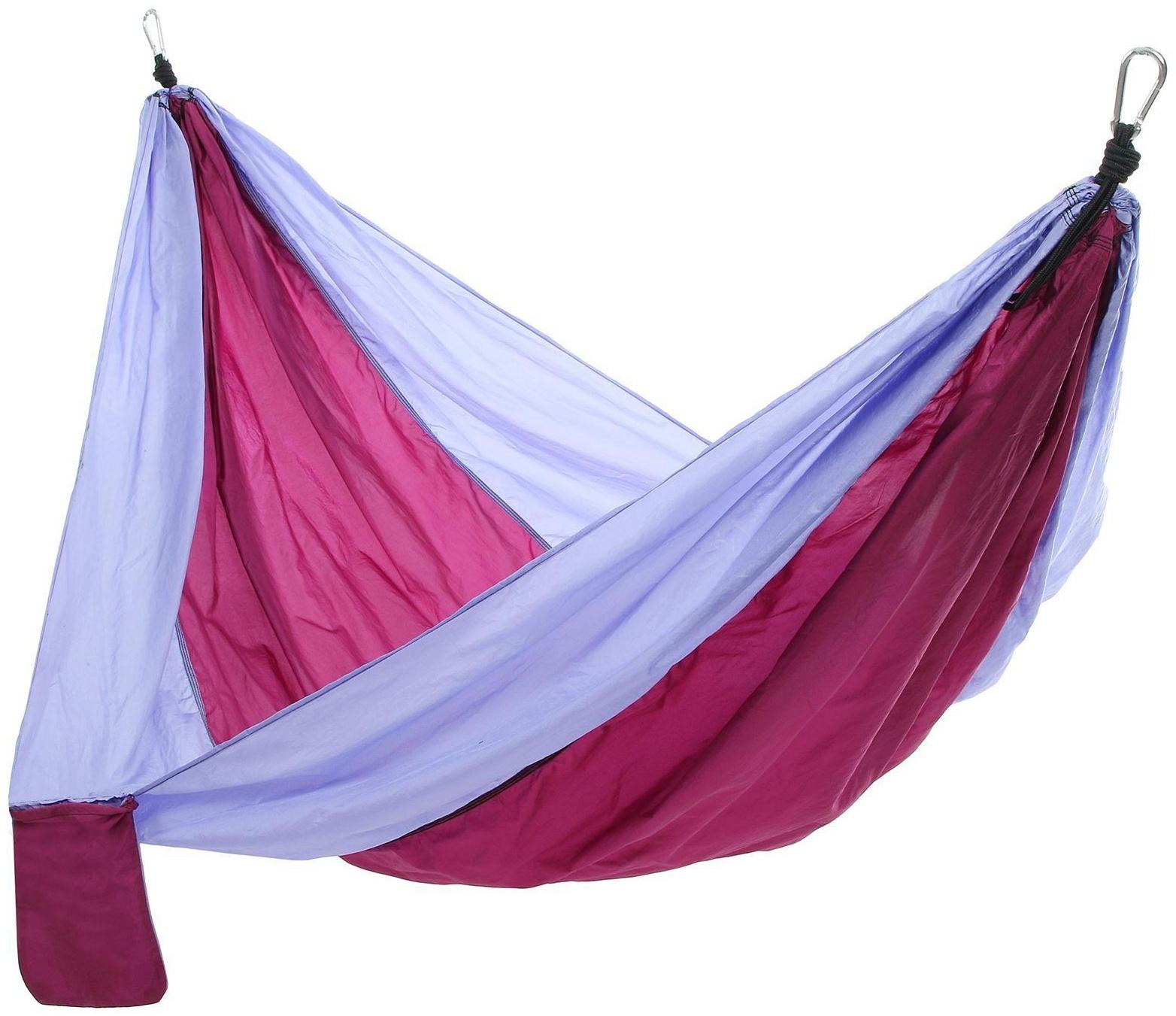 Гамак 260 х 140 см, нейлон, цвета микс