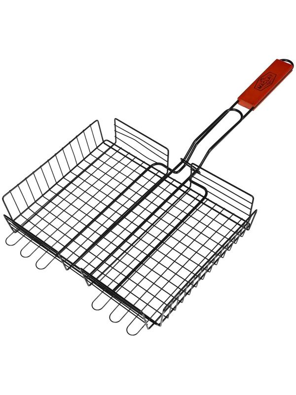 Решётка-гриль для мяса Maclay Premium, хромированная сталь, размер 57 x 31 см, рабочая поверхность 31 x 28 см