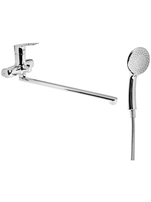 Cмеситель для ванны Accoona A7117, однорычажный, латунь, хром