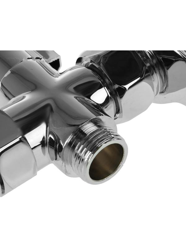 Cмеситель для ванны Accoona A7043, однорычажный, силумин, хром