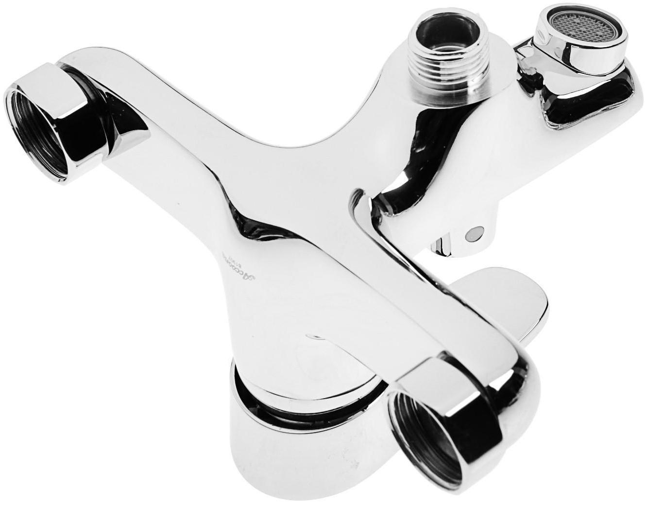 Cмеситель для ванны Accoona A6061, однорычажный, силумин, хром