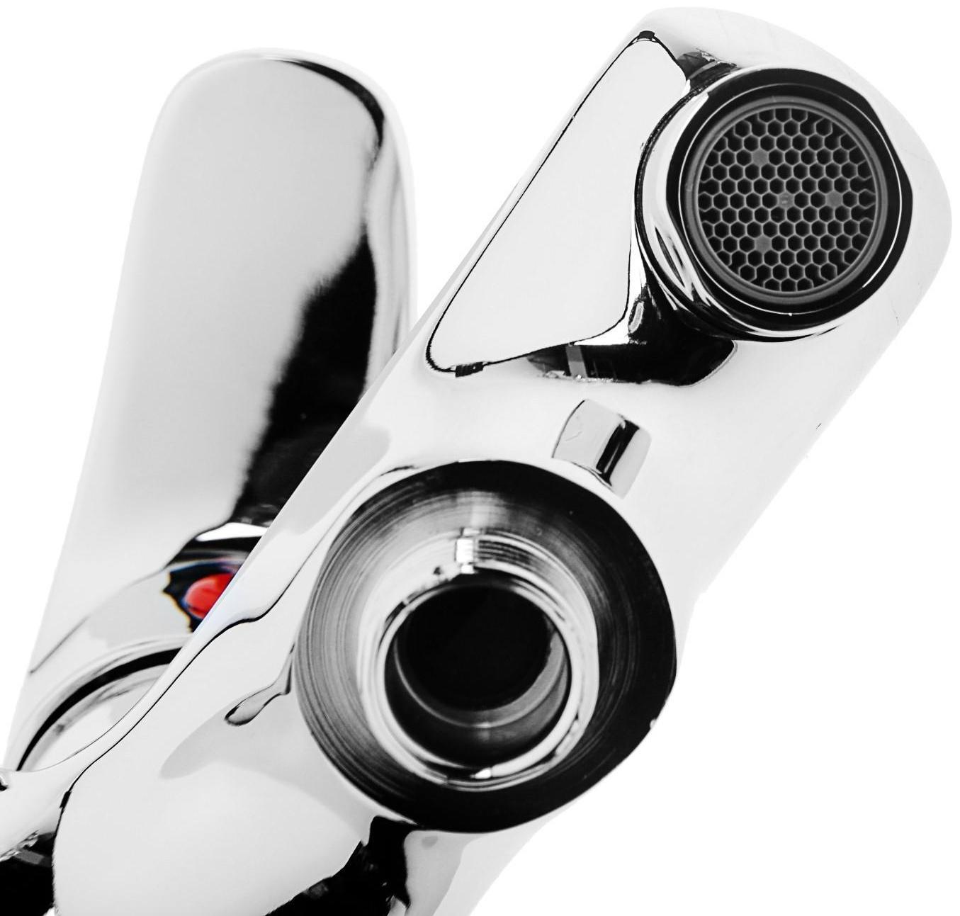 Cмеситель для ванны Accoona A6061, однорычажный, силумин, хром