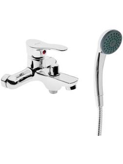 Cмеситель для ванны Accoona A6061, однорычажный, силумин, хром