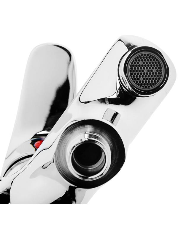 Cмеситель для ванны Accoona A6061, однорычажный, силумин, хром